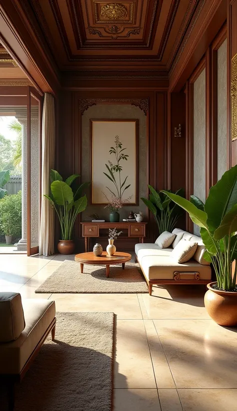 Beautiful luxury Balinese interior 