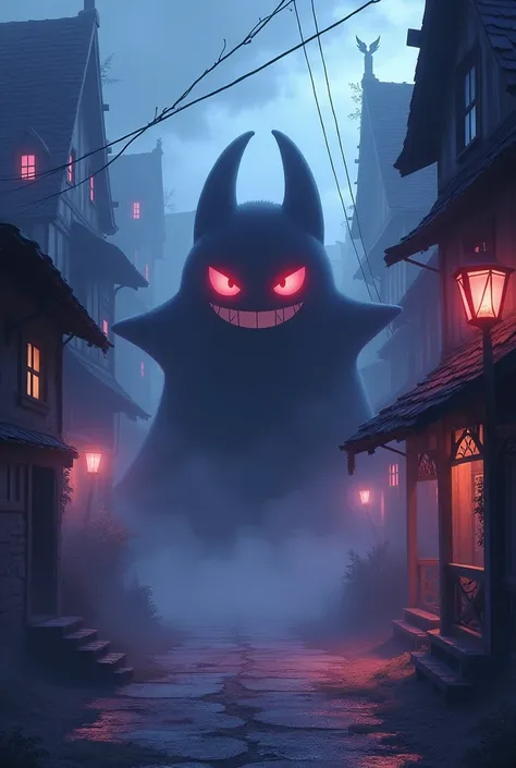 Gengar Lavender town pokémon creepy, psychedelic colors