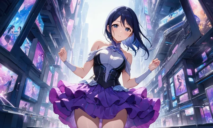 Love Live adult Kanan Matsuura, masterpiece, highest quality, figured, solo, transformed