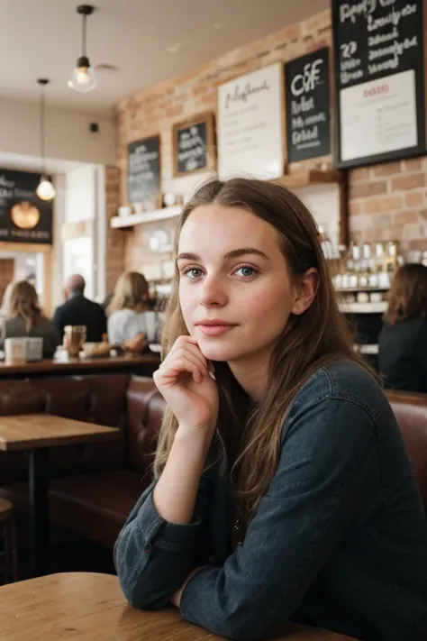 GIRL IN A CAFE