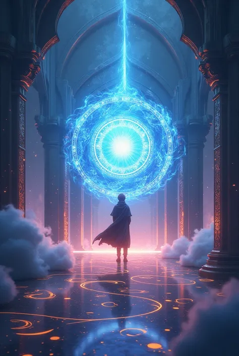 ((Best Quality)), ((masterpiece)), ((detailed)), ((High Definition)), magic in anime style. With magic runes and magic circles.  without people