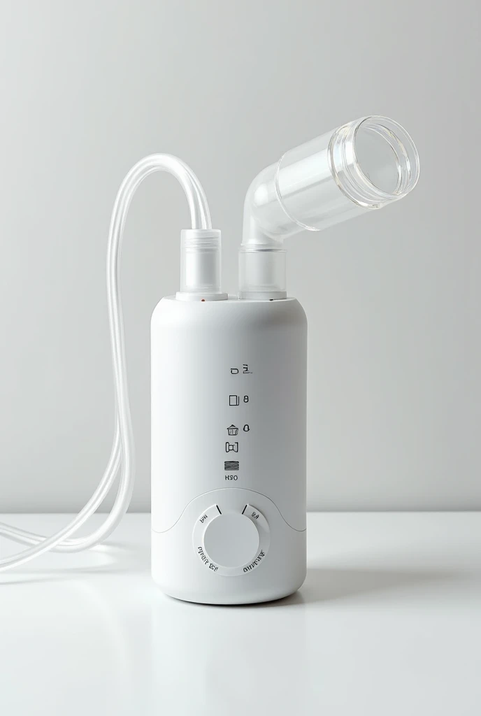 A nebulizer inhaler with two hoses and mask 