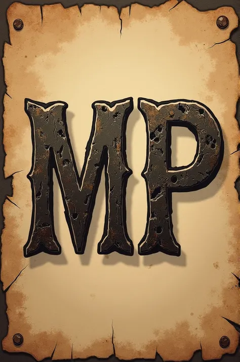 create a logo that has the name RSMP in a rustic and old-fashioned way.