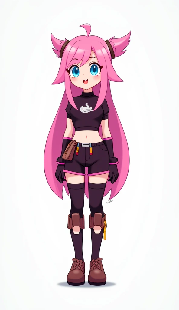 2D Design, vtuber, 1 girl, exactly the same design, character sheet.