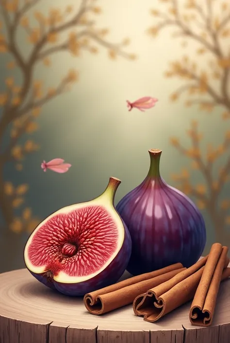  Dessin figues et canelle format paysage 