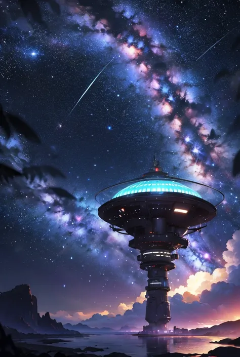 universe　future　Milky Way　UFO
