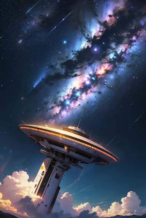 universe　future　Milky Way　UFO
