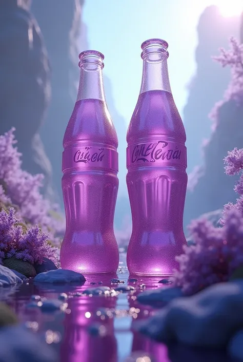 2 litter bottle if Purple Coca Cola