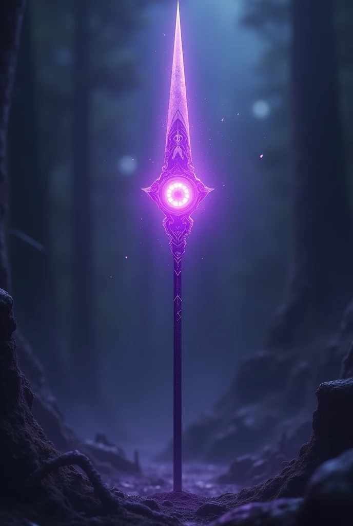 Purple spear with a mystic eye