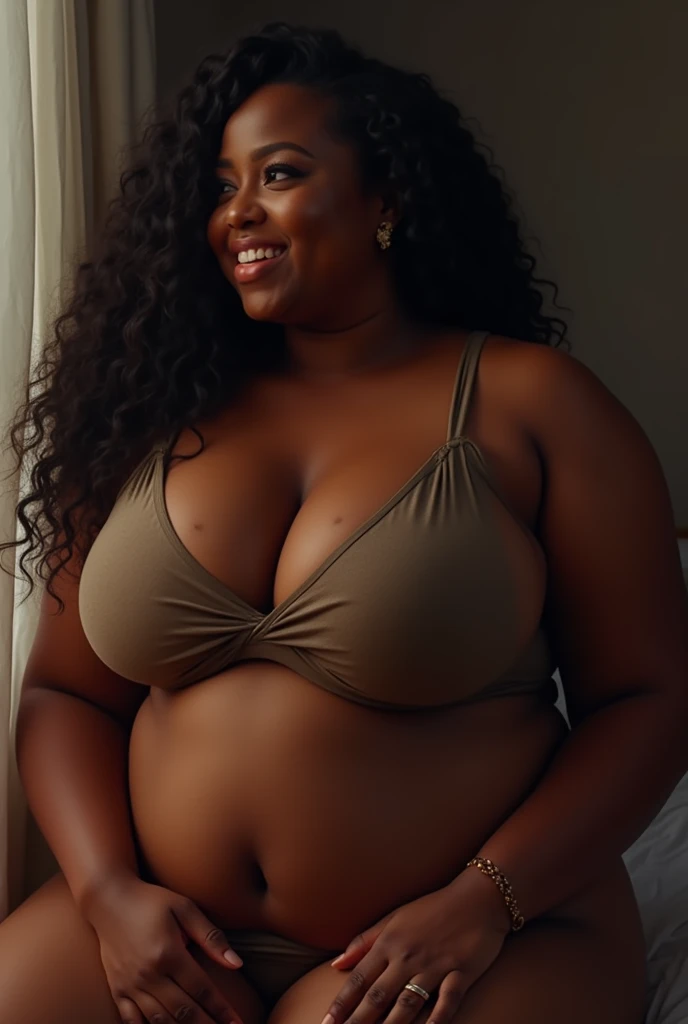 fat bbw ebony getting cumflated