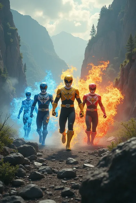 Power Rangers forca elemental 