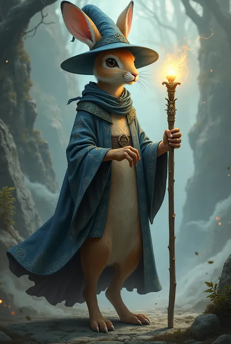 Humanoid Rabbit Wizard