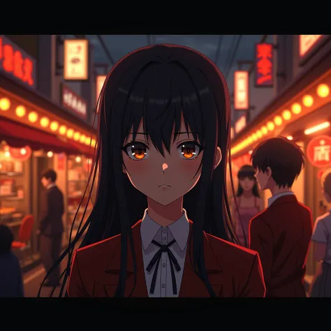 dim orange moonlighting,dim orange neonlighting,night,Gintama, surrounded by vendors, beautifull, beautiful detailed face, centered, ultra soft lighting, symmetry, intricate, elegant, highly detailed, photorealistic, artstation, concept art, smooth, as ima...