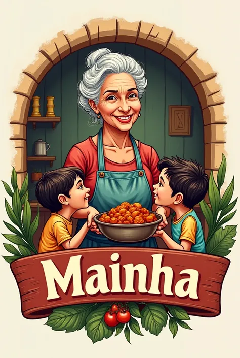 Create a logo for a restaurant called &#39;Comida de Mainha&#39;