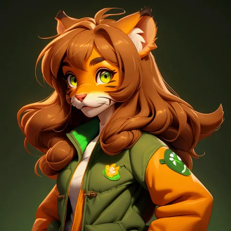 envision a 8k, highres, cinematic, semi realistic, beautiful extreme close up face pinup of a cute furry female anthro, with a s...