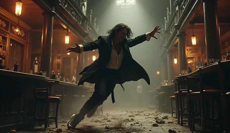 Scene: Vampire Flying After Taking a Hit

In this scene, a vampire is shown flying through the air after receiving a powerful blow from Blade. The realism in the design highlights the subtle details of the surrounding environment to enhance the impact of t...