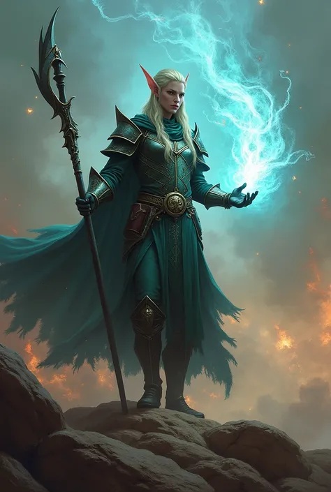 dnd style war mage elf