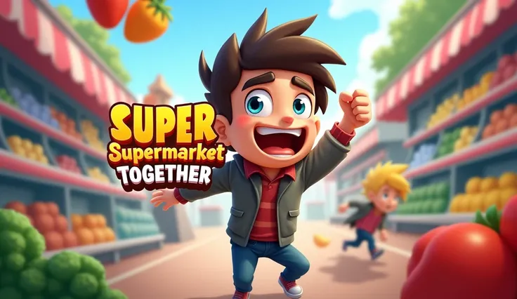 Necesito una miniatura para un viDeo De youtube, es sobre este viDeo https://Drive.google.with/file/D/1kx-BuI-oScQBSSZRnOcGFqLWjcmCPyFl/view?usp=sharing  
Es De un juego que se llama supermarket together, DonDe jugaba con mis amigos y Debíamos encargarnos ...