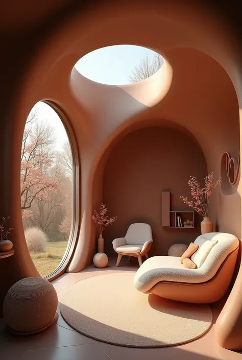 Create a nursery design from a chocolate bar, from the concept of architectural morphogenesis 