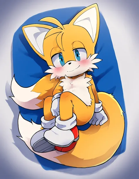 score 9 up, score 8 up, score 7 up, source_furry, rating_safe, (correct child anatomy:1.1), solo, (child:1.2), full body, visible feet, three-toed feet, tails (sonic), (furry male:1.3), fox boy,  furry, (orange fur), fox ears, Fox, snout, simple eyes, beau...