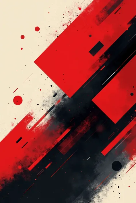 Modern red and black abstract background. Geometric vector illustration design for presentation