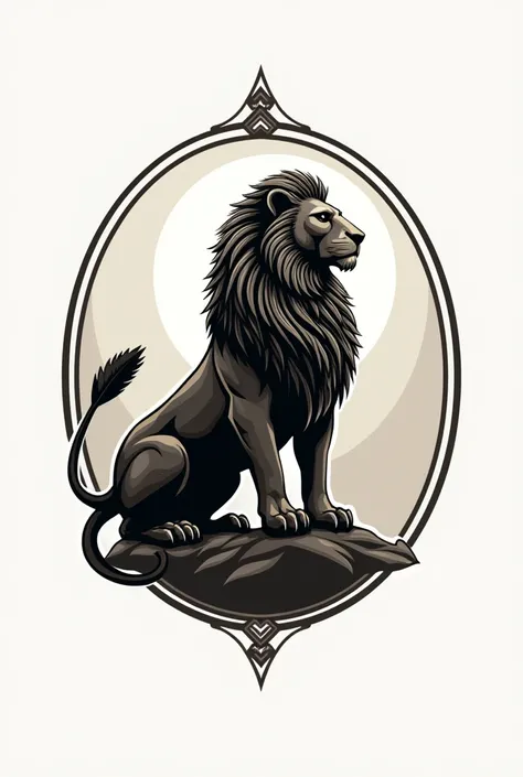 Logo symbol of strength power wisdom