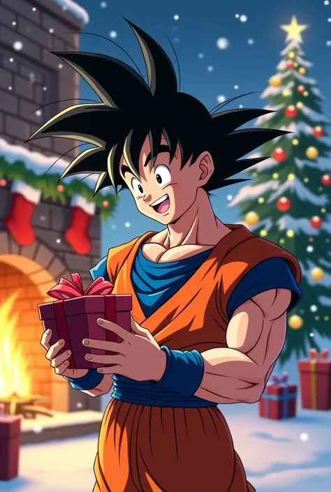 Goku from dragon ball z christmas 