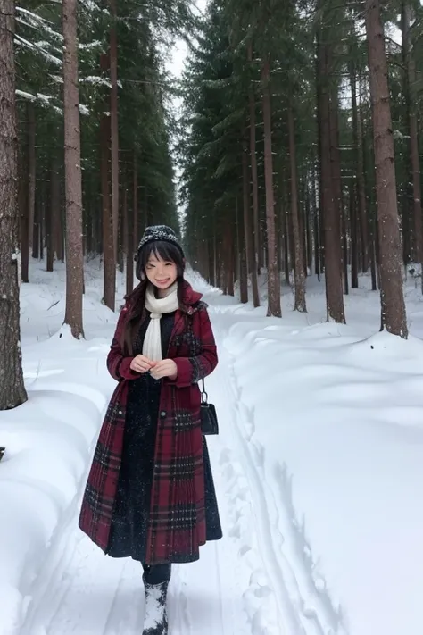 forest、snow