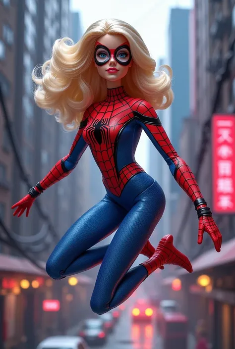 Barbie spiderman 