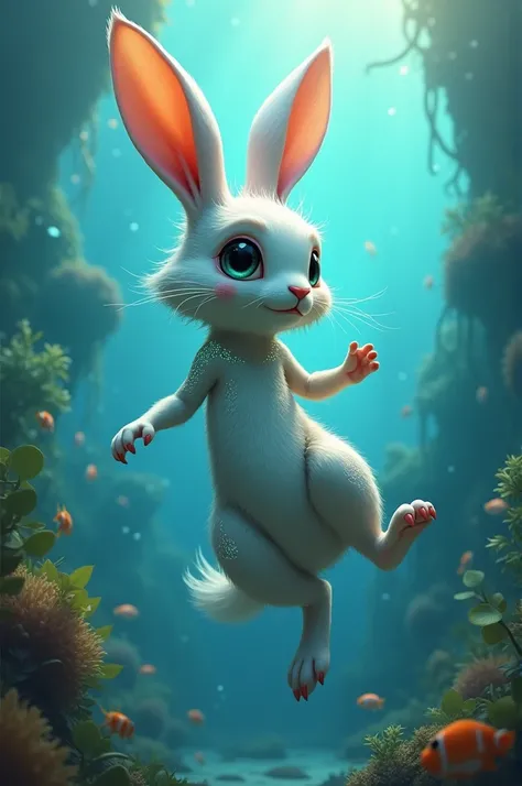 Born as a rabbit using water power