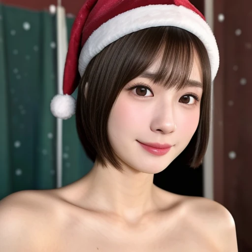 (kawaii 24 year-old Japanese girl, Nogizaka idol, Korean idol), healthy female athlete body, (glossy brown hair, short hair, pixie cut, bangs:1.3), (rounded face, beautiful black eyes, single eyelid, no makeup:1.2), (looking at viewer, soft smiling), (wear...