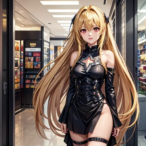 (masterpiece, best quality), intricate details,
1 girl, golden_darkness, long hair, very long hair, double sided up, hair accessory, medium breasts, hair intake, hair between eyes, golden_darkness, long hair, very long hair, double sided up, looking at vie...