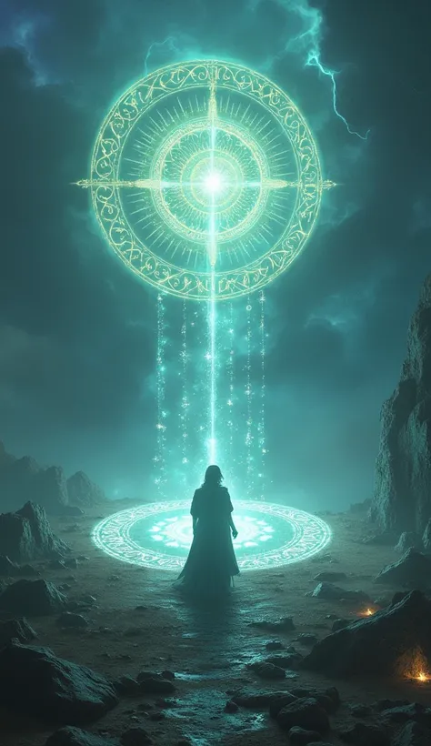 parallel world, shining magic circle