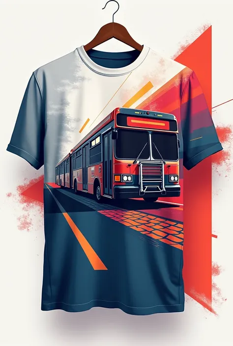 Make a shirt design,bus logo
