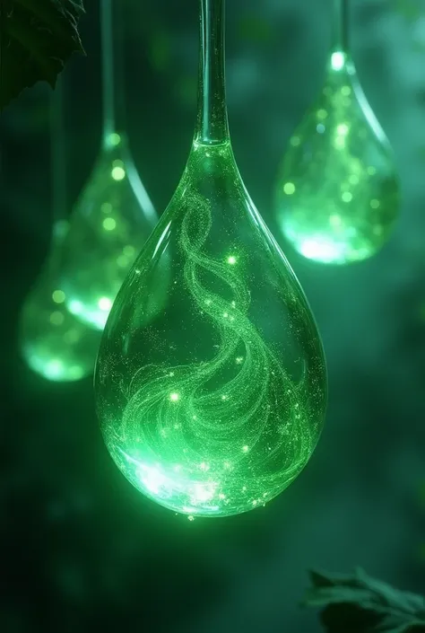 Rupert’s drops with green magic