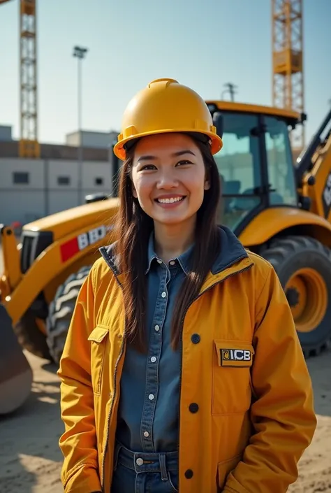 Jcb backhoe logo vlogs show face name smart dang construction 