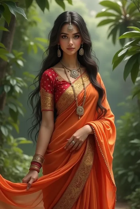 Lady in saree 