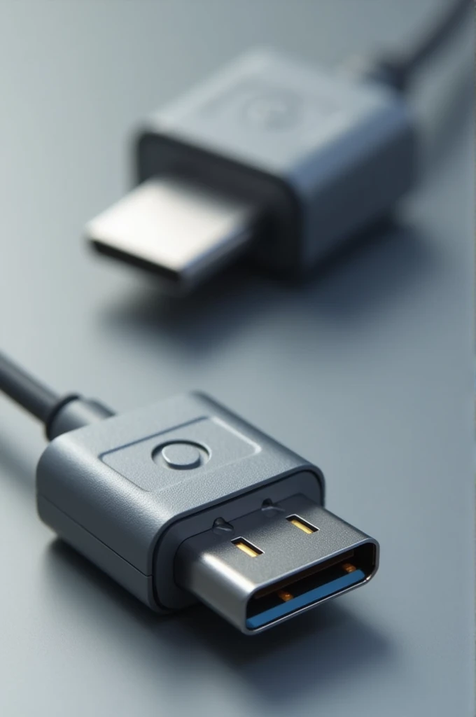 a hypothetical micro usb style connector shaped