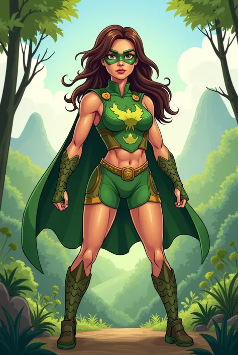 A super hero, protect nature, drawing,easy to draw