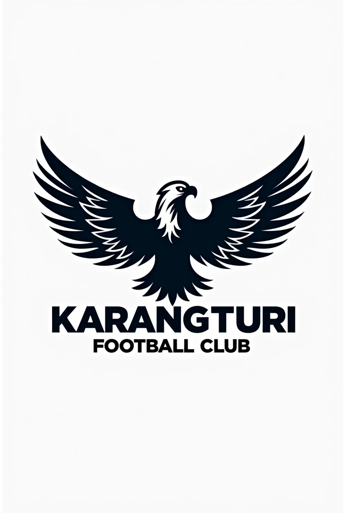 a sign called karangturi football club with a eagle on the logo 