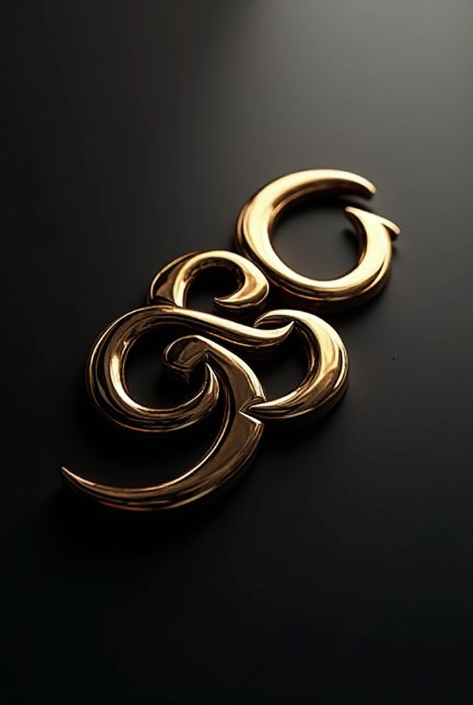 A logo for a brand of a car with black and gold colors with the name “goldenblack” with details só beautiful so rich