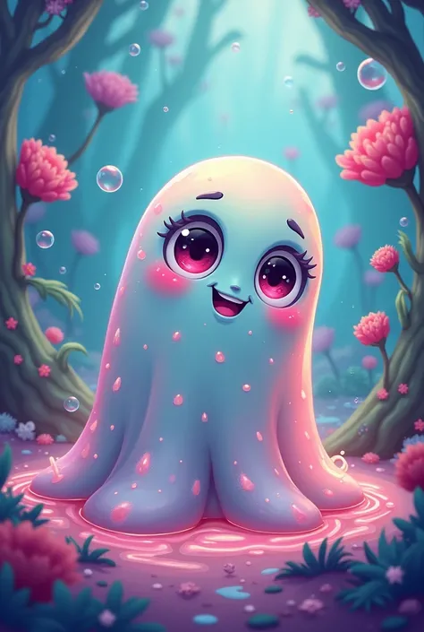 A slime cartoon character