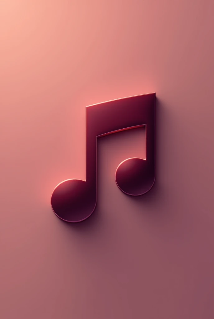 Music app logo image in burgundy logo mode