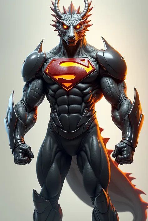 Dragon anthro male solo muscular armor only in legs and arms, superhero, spandex clothed full body,