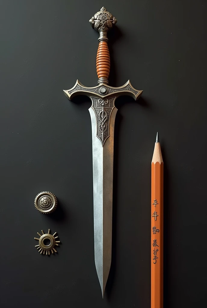 sword shaped pencil