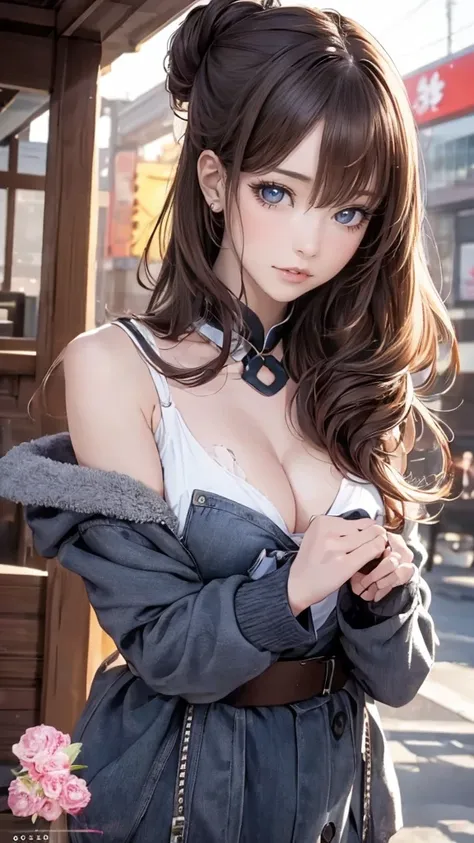 table top, highest quality, shape, Super detailed, finely, High resolution, 8k wallpaper, Perfect dynamic shape, beautiful and detailed eyes, tokyo trend冬ファッション,tokyo trend＆Introducing cute hairstyles at random, small breasts, natural color lip, random sex...