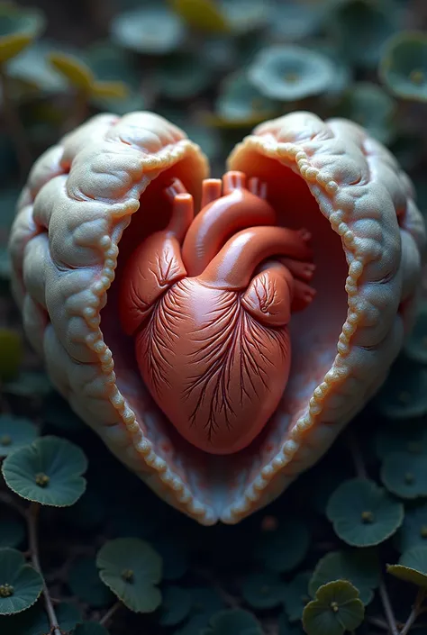 A beautiful and fragile heart inside a strong and exclusive one
