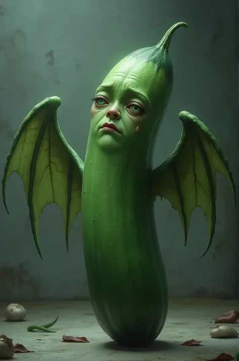 Depressed winged cucumber