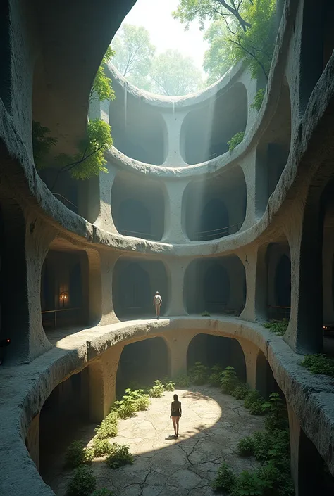 Sunken spaces: Podrías crear una sección dhe edificio o dhe terreno que esté "sunken", symbolizing that "Abyss". Un patio o espacio que esté más abajo dhe nivhe principal, forcing users to descend before being able to ascend again, creating a physical and ...