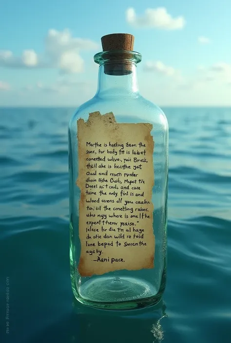 a message inside a bottle:"Brazil is not for beginners". [(message reads exactly: "Brazil is not for beginners". Text exactly says: "Brazil is not for beginners". The text says: "Brazil is not for beginners". text that reads Brazil is not for beginners)].